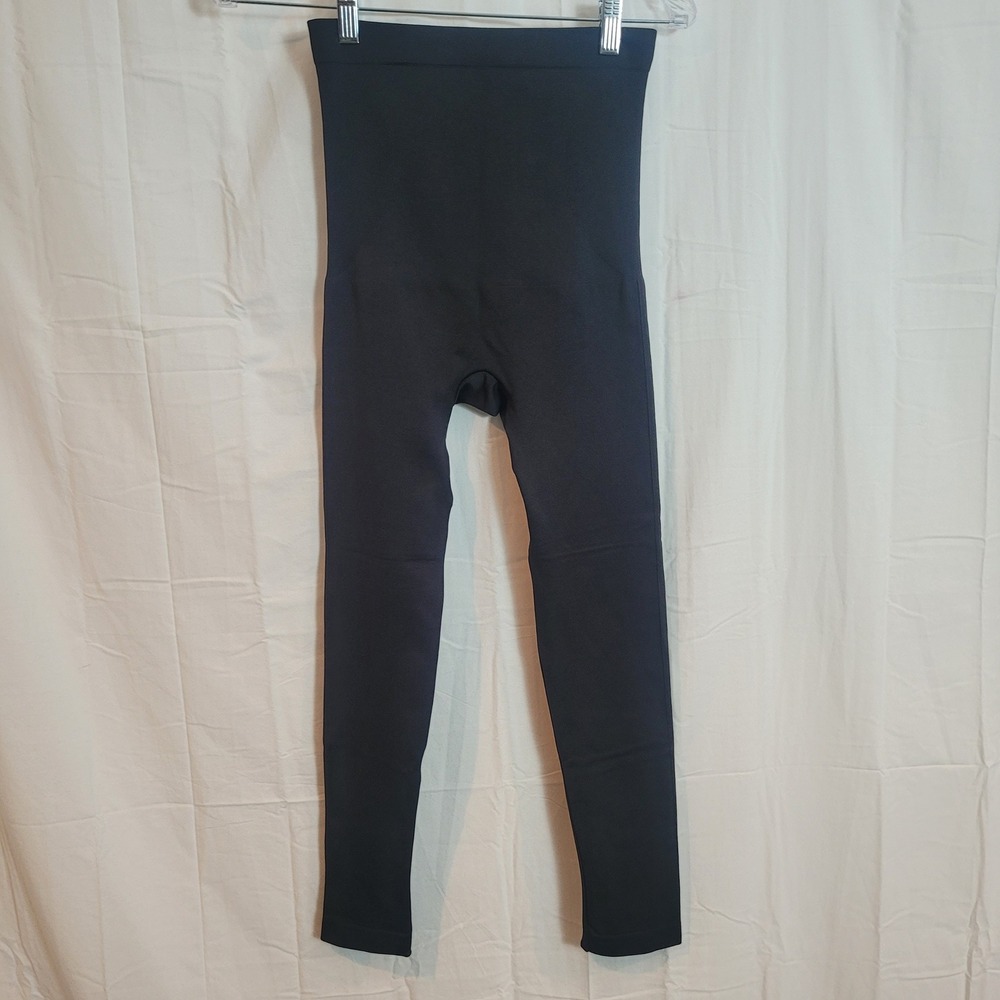 Shapermint Essentials High Waisted Tummy Control Compression Leggings Black Med